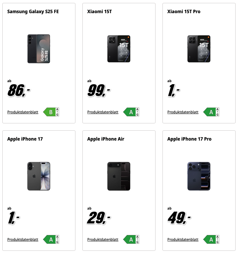 Mediamarkt Handytarife