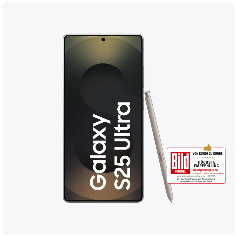Samsung Galaxy S25 Ultra 256GB Titanium Black Ratenkauf Finanzierung