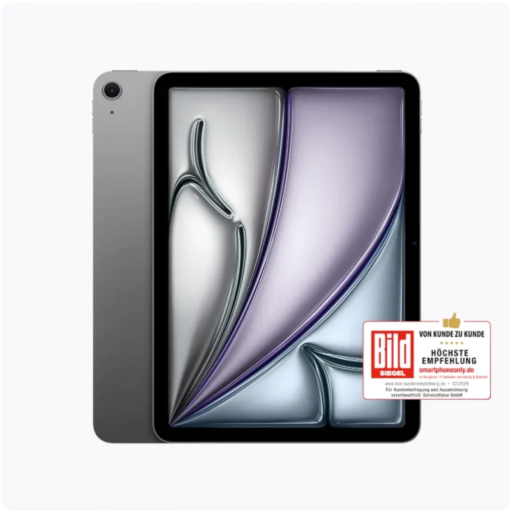 Ratenkauf Apple iPad Air (2024) 13 Zoll 128GB Space Grau Wi-Fi+Cellular 4,52